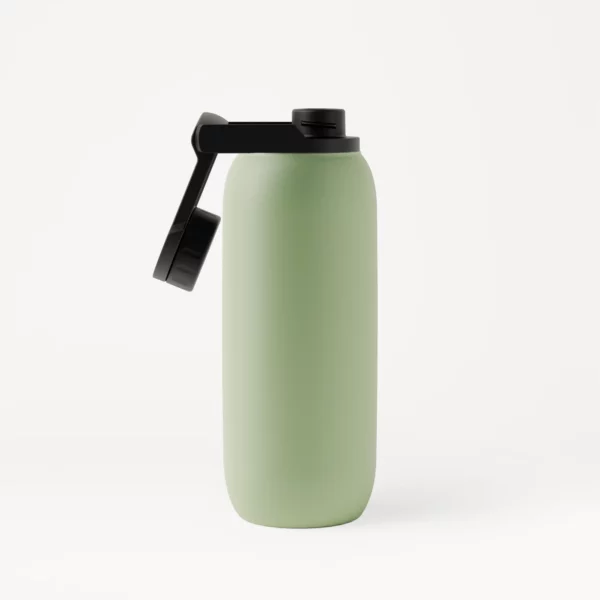 Multifunctional thermos cup rotating lid