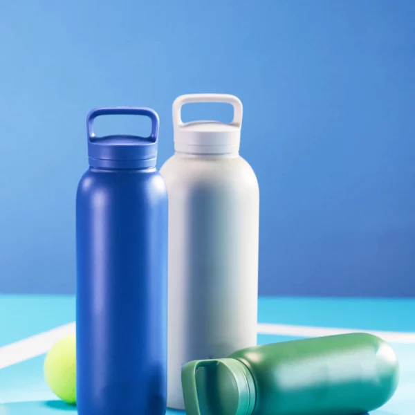 Sports multifunctional thermos cup and spout cover -Wide mouth stainless steel bottle - Image 2